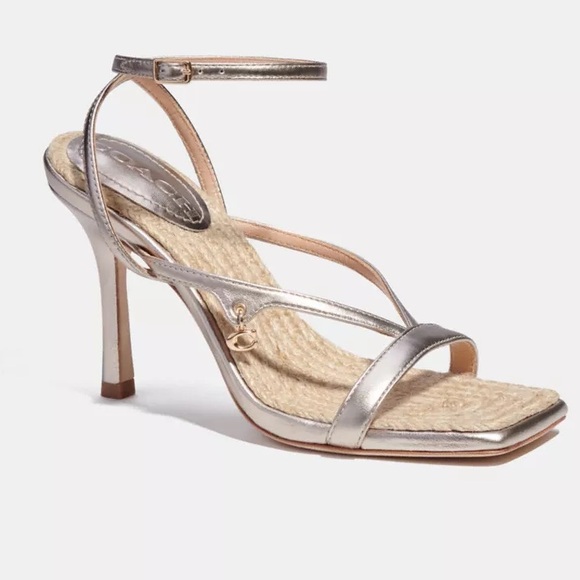 Coach Sandals - Leather upper - Leather lining, jute footbed Leather outsole - Picture 2 of 11